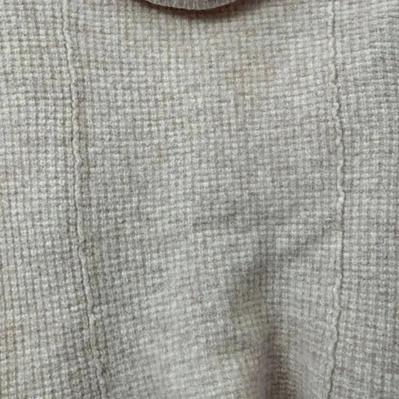 Women’s Free People Sidewinder Wool Cowl Neck Pullover Sweater, Cream, Small EUC - Picture 4 of 9